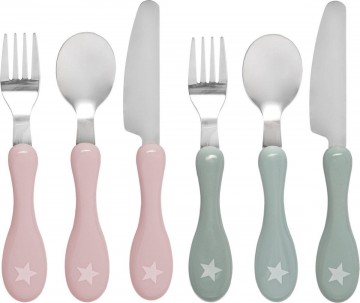 Bestekset roze